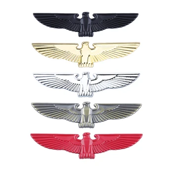 3D Metāla Ērgļa Totēma Auto Auto Logo Uzlīmes Tiesībām Spēle Dahong Izplatās Wings 3D Personalizētu Radošumu Augstas klases Auto Uzlīmes