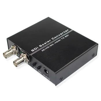 3G HD SD HDMI, 2 Dual SDI BNC Scaler Video Converter HDMI2SDI Audio / Video Adapteri Kameras Monitors
