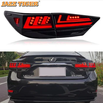 Auto LED Taillight Astes Gaismas, Lexus ES330 ES350 2013 - 2017 Aizmugures Gaitas Gaismas + Bremžu Lukturis + Reverse + Dinamiskā Pagriezienu Signālu