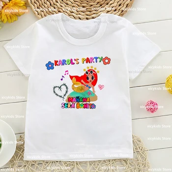 Jaunu Meiteņu T-Krekls Drosmīgais G Bichota Grafiskais Izdrukāt Bērniem Tshirt Modes Harajuku Meiteņu Vasaras Apģērbu Ar Īsām Piedurknēm Top Vairumtirdzniecība