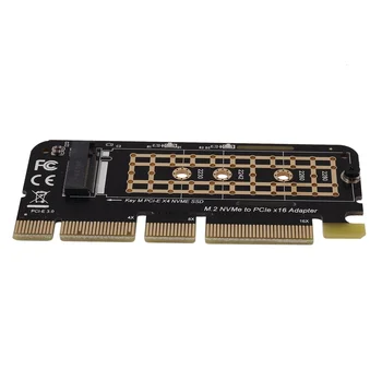 M. 2 NVMe SSD diska PCI-E X16 Converter Kartes NGFF M-Taustiņu M. 2 PCIe PCI-Express X4/X8/X16 HDD, Cieto Disku un Cietvielu Diska Adapteri,