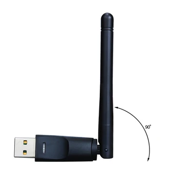 MT7601 LAN Tīkla Karte Integrēta Antena WIFI Uztvērējs 150M USB 2DB Upports Set-Top Box Bezvadu Tīkla Karte