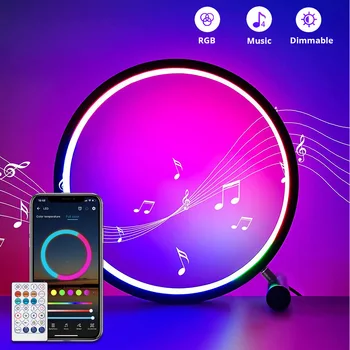 RGB Bluetooth Led Sienas Apgaismojums Smart App Tālvadības Iekštelpu Apgaismojums Darbvirsmas Atmosfēru Lampas Spēļu zāle, Gultas Apdare